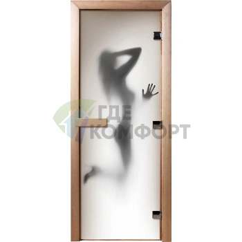 Дверь для бани и сауны Банные штучки 32680 Девушка 190х70
