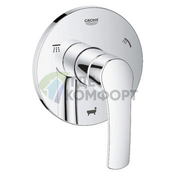 Переключатель потоков Grohe Eurosmart 19972002 для 3 потребителей