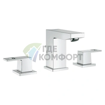 Смеситель для раковины Grohe Eurocube 20351000: однорычажный, хром - фото 1