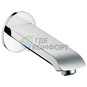 Смеситель для ванны Hansgrohe Metris, 165 мм, хром (31494000) - фото 1