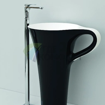 Раковина Artceram CUP 70x50 см, контрастный черно-белый (OSL004 01 50 ) - фото 1