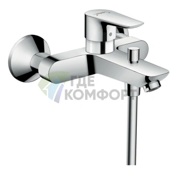 Смеситель для ванны Hansgrohe Talis E настенный, хром, излив 194 мм (71740000) - фото 1