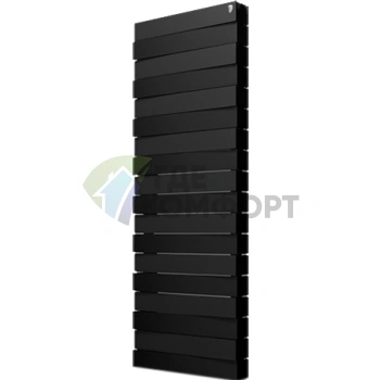 Радиатор биметаллический Royal Thermo Piano Forte Tower noir sable 18 секций - фото 1