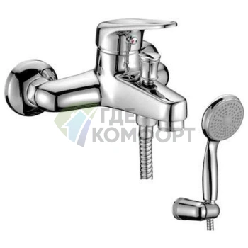 Смеситель для ванны с душем Lemark Luna LM4102C: стиль и комфорт в каждой детали