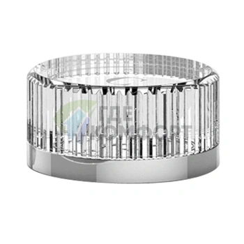 Ручка для смесителя Fantini Venezia: хром-черное стекло для холодной воды (29 02 N646C5) - фото 1