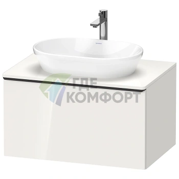 Тумбочка подвесная Duravit D-Neo с 1 ящиком, 459×800×550 мм, белый высокоглянцевый (DE494702222) - фото 1
