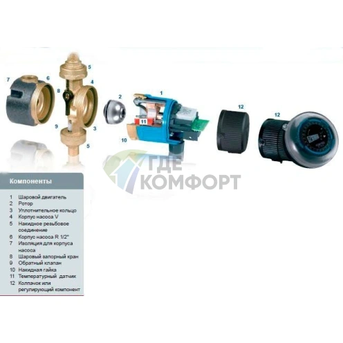 Циркуляционный насос Vortex BW 152 V oT - фото 3