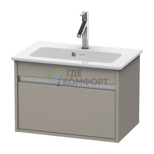 База под раковину Duravit Ketho 410x600x385 с выдвижным ящиком, цвет TERRA (KT642201414) - фото 1