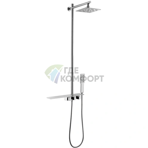 Душевая стойка Lemark Tropic LM7001C: элегантность и функциональность - фото 1