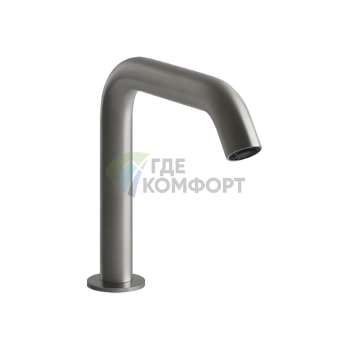 Электронный смеситель GESSI 316 FLESSA с кран-фильтром, цвет Steel Brushed (54081#239) - фото 1