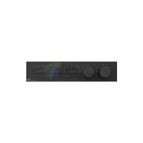 Термостат для душа Gessi Hi-Fi Black XL с подключением до 3 источников (63014#299) - фото 1