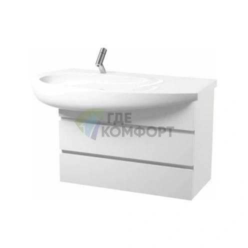 Подвесная тумба Laufen Alessi One 8.1497.5 белая глянцевая 73x32x47,5 см (4.2447.0.097.631.1) - фото 1