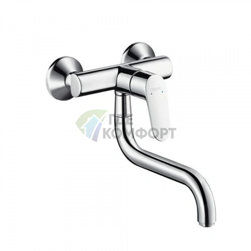 Смеситель для кухни Hansgrohe Focus настенный с поворотным изливом, хром (31825000) - фото 1
