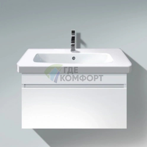 Раковина Duravit DuraStyle 800x480 мм для мебели, без перелива, 1 отверстие, белый (2320800041) - фото 2