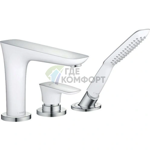 Смеситель Hansgrohe PuraVida для борта ванны - фото 1