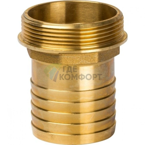Штуцер с наружной резьбой STOUT НР 2 x 50 - фото 2