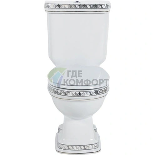 Унитаз-компакт Creavit Klasik KL311-OX «Версаче Хром» - фото 1