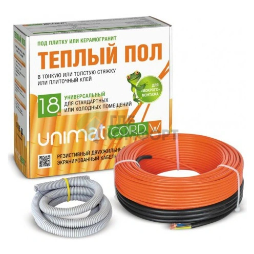 Теплый пол Caleo Unimat Cord 18W-70 - фото 1