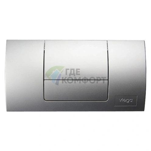 Кнопка смыва Viega Standard 449032 в матовом хроме - фото 1