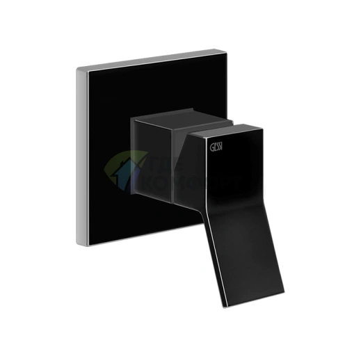 Встраиваемый смеситель Gessi Rettangolo K без излива, черный (53109#299) - фото 1