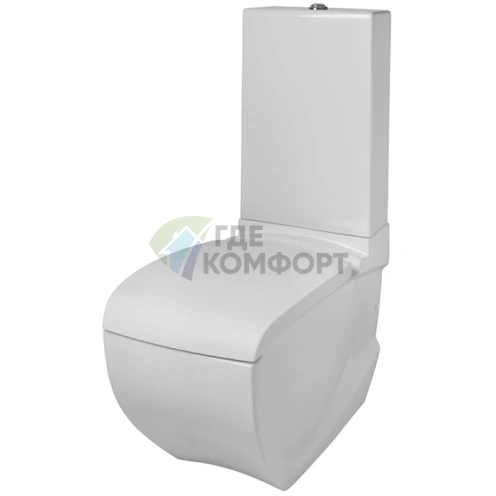 Унитаз-моноблок Artceram Hidra HI-LINE 38х68 см с крепежами, белый (HIV003 01 00bi) - фото 1
