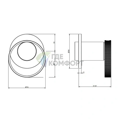 Смеситель для раковины GESSI ANELLO: Однорычажный встраиваемый в цвете Finox Brushed Nickel (63409#149) - фото 2