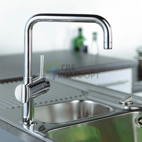 Смеситель для кухни Grohe Minta: стильный однорычажный смеситель - фото 3