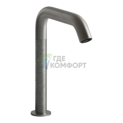 Электронный смеситель GESSI 316 MECCANICA с краном-фильтром, цвет Steel Brushed (54280#239) - фото 1
