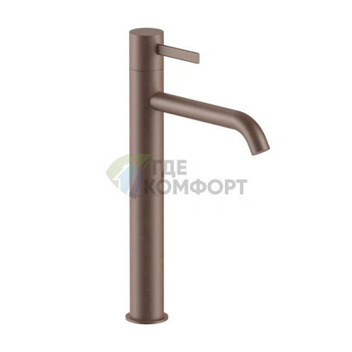 Смеситель для раковины Fantini AF/21 Matt Copper PVD — 1 отверстие, без донного клапана (27 P9 A706WF) - фото 1
