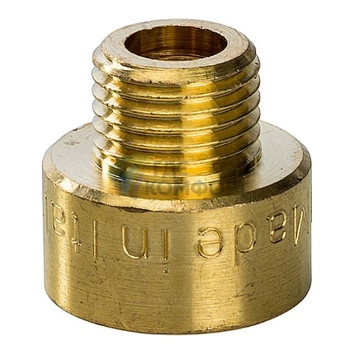 Переходник STOUT ВН 1/2 x 1/4 внутренняя/наружная резьба латунный - фото 2