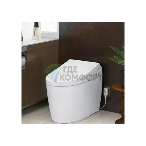 Приставной унитаз TOTO Neorest AH CS989VT с инновационным сиденьем Washlet TCF9788WG и выпуском в пол - фото 2