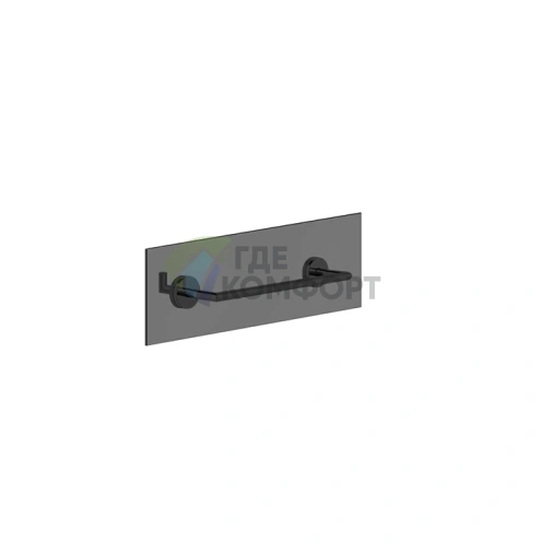 Полотенцедержатель Gessi Tondo для крепления на стекло, 30 см, цвет Black XL (63724#299) - фото 1