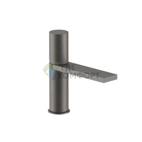 Смеситель для раковины Fantini Milano Matt Gun Metal PVD, 1 отверстие, без донного клапана (31 P5 3004WF) - фото 1