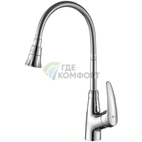 Смеситель Lemark Linara LM0413C для кухни с гибким изливом - фото 1
