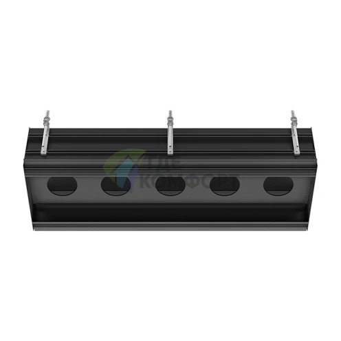 GESSI BINARIO — линейный профиль 1090 мм на 5 модулей, цвет Black XL с системой Easy-Fix (61129#299) - фото 1