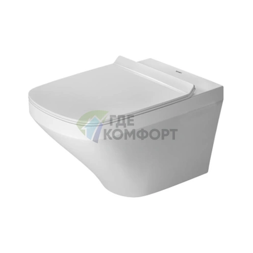 Подвесной унитаз Duravit DuraStyle 540x370 мм с креплением, белый с покрытием WonderGliss (25520900001) - фото 1