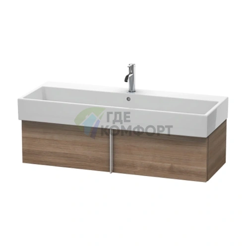 База под раковину Duravit VA с выдвижным ящиком в цвете тичинская вишня (VA612907373) - фото 1
