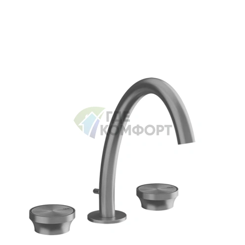 Смеситель GESSI Origini для раковины на 3 отверстия с донным клапаном, хром (66013#031) - фото 1