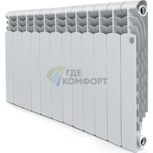 Радиатор биметаллический Royal Thermo Revolution Bimetall 500 12 секций - фото 1