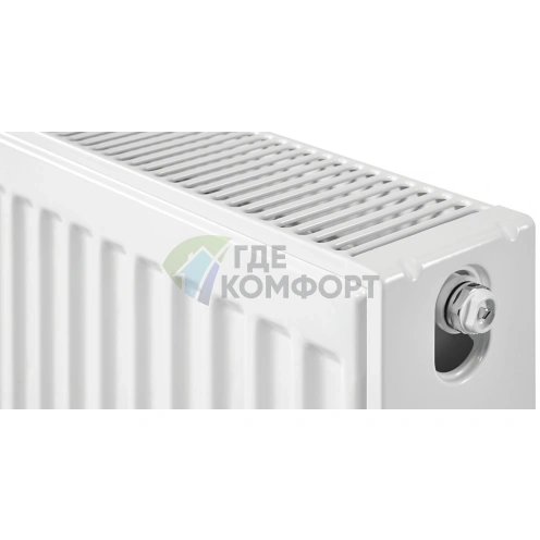 Стальной двухпанельный радиатор Axis Ventil 22 500 x 2000 с нижним подключением - фото 2