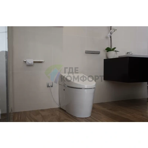 Приставной унитаз TOTO Neorest AH CS989VT с инновационным сиденьем Washlet TCF9788WG и выпуском в пол - фото 4