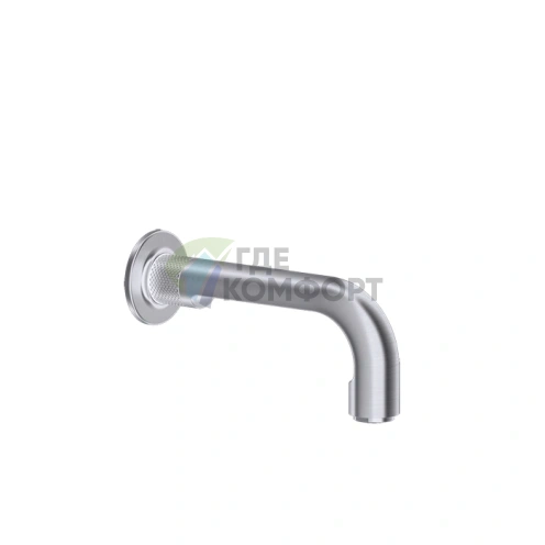 Излив для ванны GESSI INCOSO 190 мм, цвет Finox Brushed Nickel (без пульта ДУ) (58103#149) - фото 1