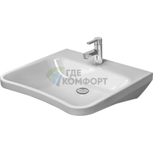 Медицинская раковина Duravit DuraStyle без перелива, 650x570 мм, белый (2330650000) - фото 1