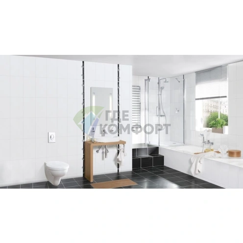 Кнопка смыва для унитаза Grohe Skate Air 38505000, хром - фото 6