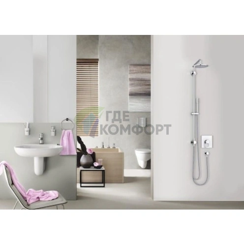 Стильный и функциональный смеситель Grohe Quadra 19455000 для душа - фото 4