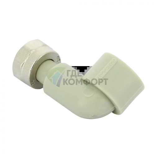Угольник PPR с накидной гайкой 20x1/2 FV-Plast - фото 2