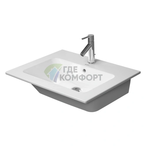 Раковина Duravit ME by Starck для мебели, белая 630x490 мм (2336630030) - фото 1