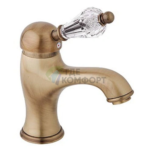 Смеситель для раковины Cezares Vintage VINTAGE-LSM1-02-Sw в стиле ретро из латуни - фото 1