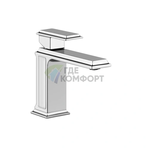 Смеситель для раковины Gessi Eleganza однорычажный, без донного клапана, хром (46002#031) - фото 1