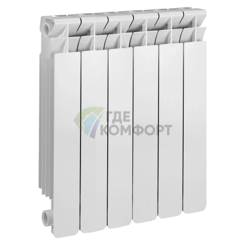 Радиатор алюминиевый Smart Installations 50006 Easy One 500 6 секций - фото 1